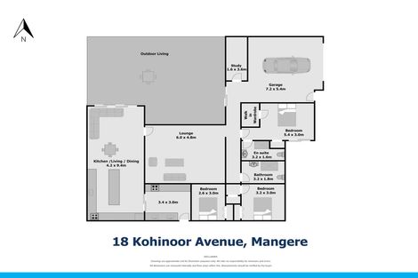 Photo of property in 18 Kohinoor Avenue, Mangere, Auckland, 2022