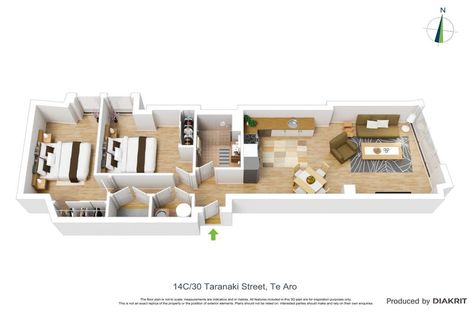 Photo of property in Elevate, 14/30c Taranaki Street, Te Aro, Wellington, 6011