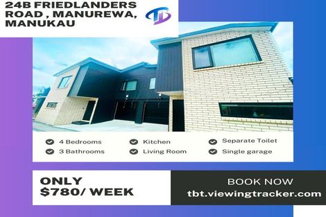 Photo of property in 24b Friedlanders Road, Manurewa, Auckland, 2102