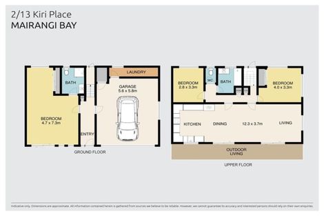 Photo of property in 2/13 Kiri Place, Mairangi Bay, Auckland, 0630
