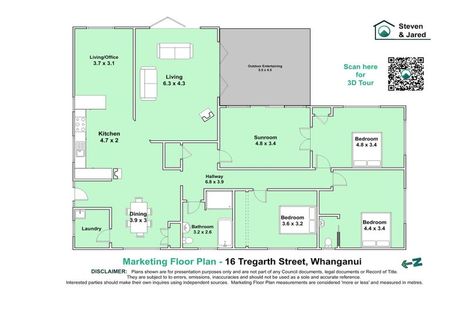 Photo of property in 16 Tregarth Street, Saint Johns Hill, Whanganui, 4501