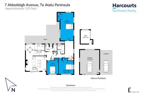 Photo of property in 7 Abbotleigh Avenue, Te Atatu Peninsula, Auckland, 0610