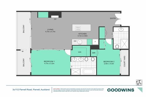 Photo of property in 3/112c Parnell Road, Parnell, Auckland, 1052