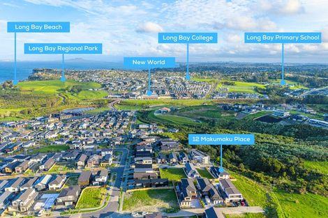 Photo of property in 12 Makumaku Place, Long Bay, Auckland, 0630