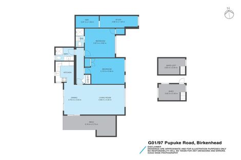 Photo of property in G 01/97 Pupuke Road, Northcote, Auckland, 0627