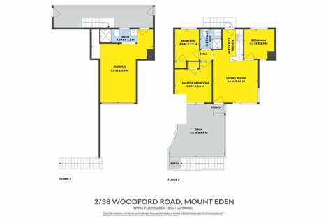 Photo of property in 2/38 Woodford Road, Mount Eden, Auckland, 1024