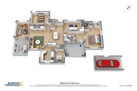 Photo of property in 9 Bank Street, Hillcrest, Auckland, 0627