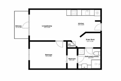 Photo of property in Courtenay Apartments, 406/120 Courtenay Place, Te Aro, Wellington, 6011