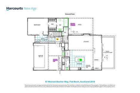 Photo of property in 57 Michael Bosher Way, Flat Bush, Auckland, 2019