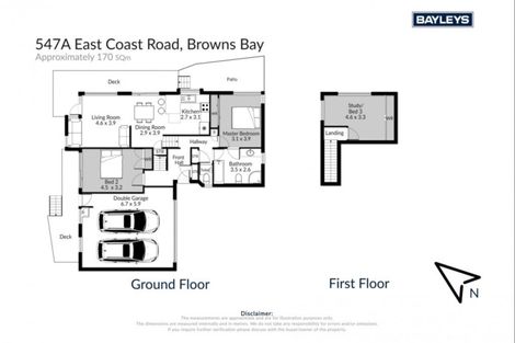 Photo of property in 1/547 East Coast Road, Browns Bay, Auckland, 0630