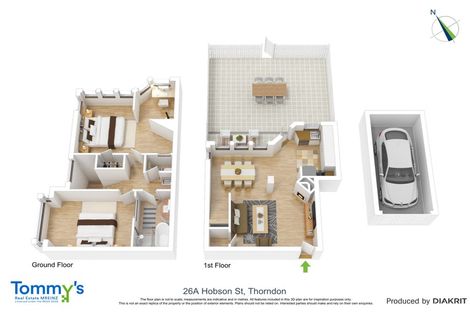 Photo of property in 26a Hobson Street, Thorndon, Wellington, 6011