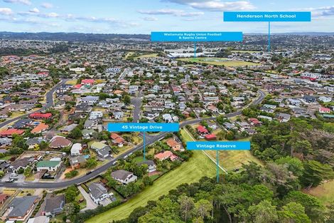 Photo of property in 45 Vintage Drive, Henderson, Auckland, 0612