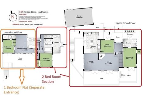 Photo of property in 132 Carlisle Road, Northcross, Auckland, 0632