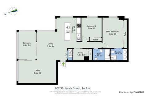 Photo of property in Il Casino Apartments, 602/38 Jessie Street, Te Aro, Wellington, 6011