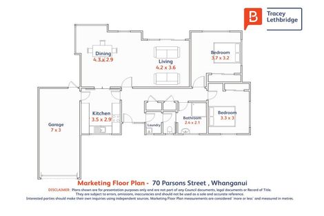 Photo of property in 70 Parsons Street, Springvale, Whanganui, 4501