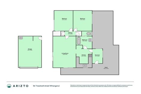 Photo of property in 3b Treadwell Street, Springvale, Whanganui, 4501