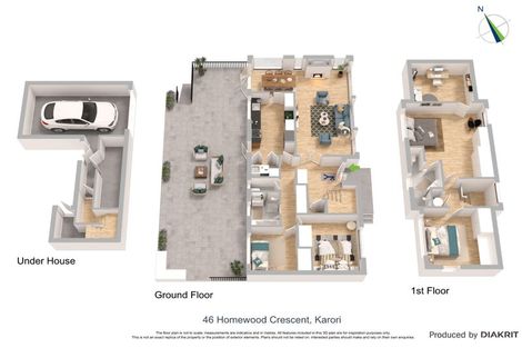 Photo of property in 46 Homewood Crescent, Karori, Wellington, 6012