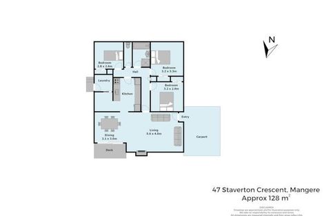 Photo of property in 47 Staverton Crescent, Mangere, Auckland, 2022