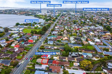 Photo of property in 2/43 Shakespeare Road, Milford, Auckland, 0620