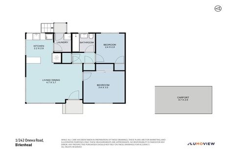 Photo of property in 1/242 Onewa Road, Birkenhead, Auckland, 0626