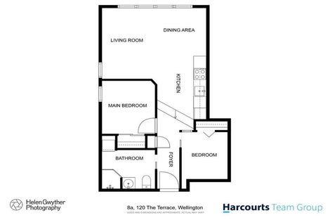 Photo of property in Terrace Garden Apartments, 10a/120 The Terrace, Wellington Central, Wellington, 6011