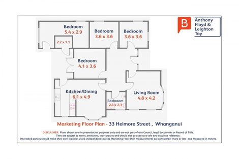 Photo of property in 33 Helmore Street, Whanganui East, Whanganui, 4500