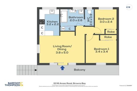 Photo of property in 10/41 Anzac Road, Browns Bay, Auckland, 0630