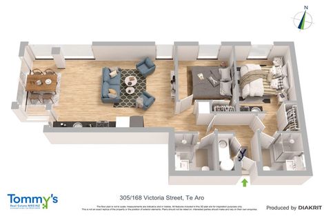 Photo of property in Vsp South, 305/168 Victoria Street, Te Aro, Wellington, 6011