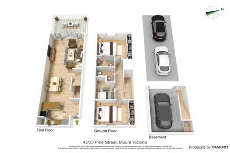 Photo of property in Victoria Villas, 43/35 Pirie Street, Mount Victoria, Wellington, 6011