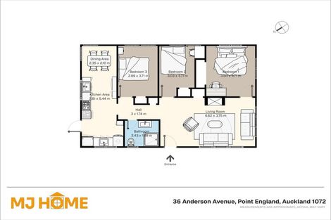 Photo of property in 36 Anderson Avenue, Point England, Auckland, 1072