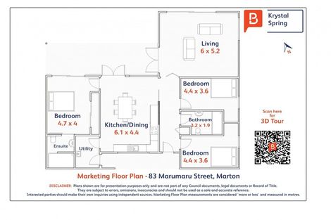 Photo of property in 83 Marumaru Street, Marton, 4710