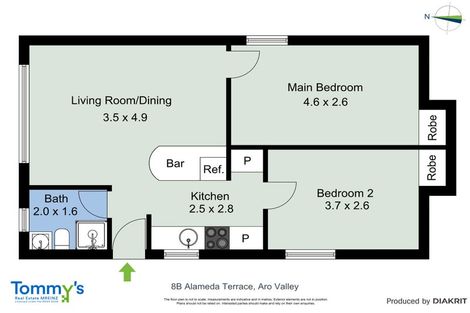 Photo of property in 8 Alameda Terrace, Aro Valley, Wellington, 6021