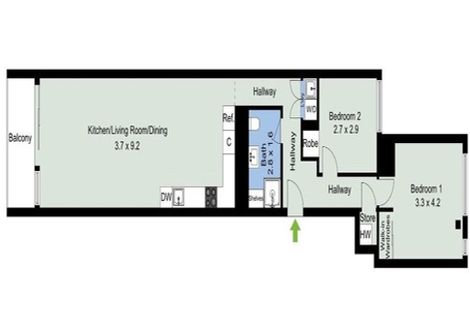 Photo of property in Monument Apartments, 4g/245 Wakefield Street, Te Aro, Wellington, 6011