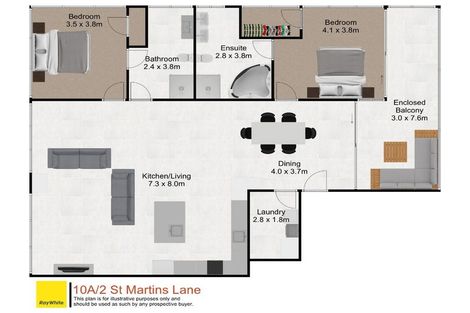 Photo of property in 10a/2 Saint Martins Lane, Grafton, Auckland, 1010