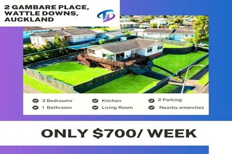 Photo of property in 2 Gambare Place, Wattle Downs, Auckland, 2103
