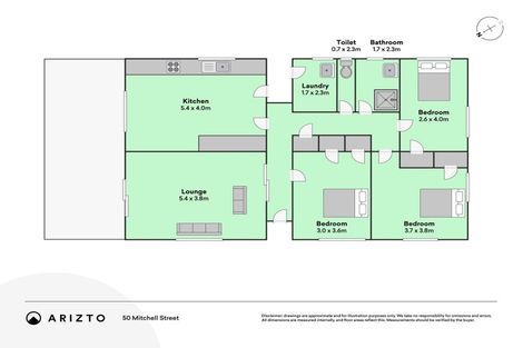 Photo of property in 50 Mitchell Street, Aramoho, Whanganui, 4500