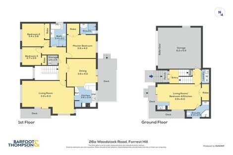 Photo of property in 26a Woodstock Road, Forrest Hill, Auckland, 0620