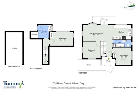 Photo of property in 63 Rhine Street, Island Bay, Wellington, 6023