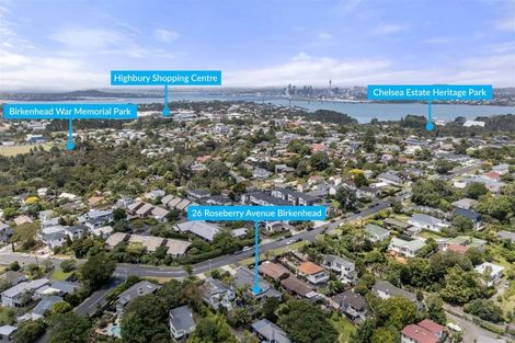 Photo of property in 26 Roseberry Avenue, Birkenhead, Auckland, 0626