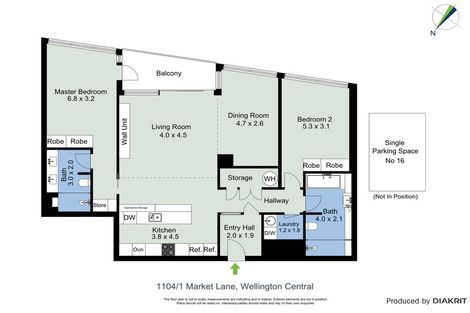 Photo of property in 1104/1 Market Lane, Wellington Central, Wellington, 6011