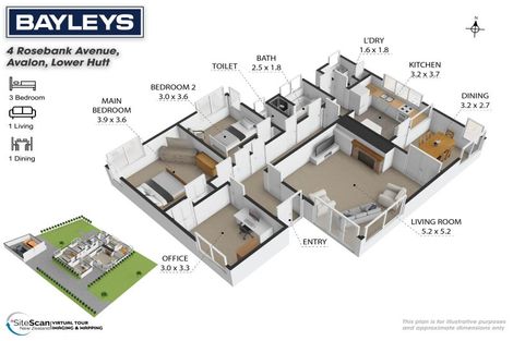 Photo of property in 4 Rosebank Avenue, Avalon, Lower Hutt, 5011