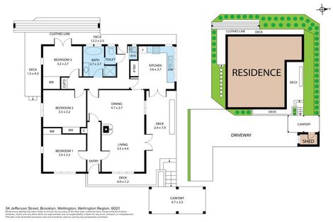 Photo of property in 34 Jefferson Street, Brooklyn, Wellington, 6021