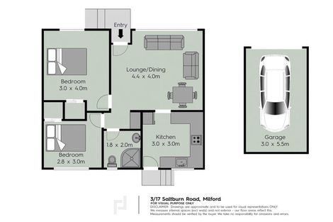 Photo of property in 3/17 Saltburn Road, Milford, Auckland, 0620