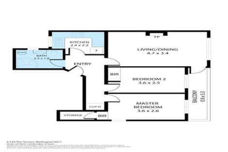 Photo of property in 3/193 The Terrace, Wellington Central, Wellington, 6011