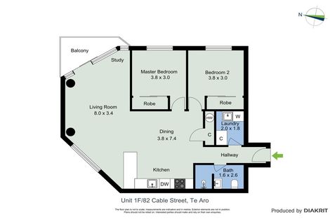 Photo of property in Piermont Apartments, 1f/82 Cable Street, Te Aro, Wellington, 6011