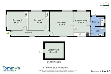 Photo of property in 57 Herald Street, Berhampore, Wellington, 6023