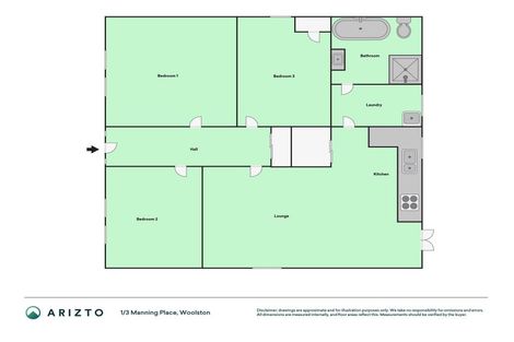 Photo of property in 1/3 Manning Place, Woolston, Christchurch, 8023