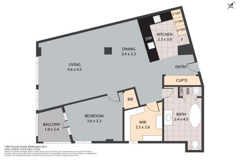 Photo of property in Dominion Apartments, 1/80 Victoria Street, Wellington Central, Wellington, 6011