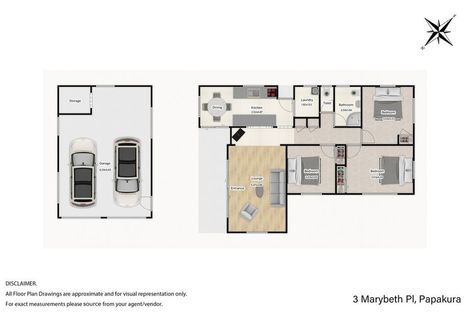 Photo of property in 3 Marybeth Place, Rosehill, Papakura, 2113