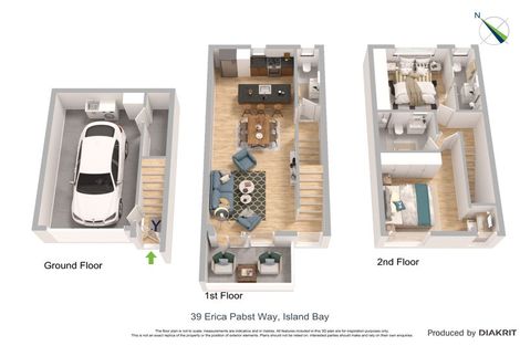 Photo of property in 39 Erica Pabst Way, Island Bay, Wellington, 6023